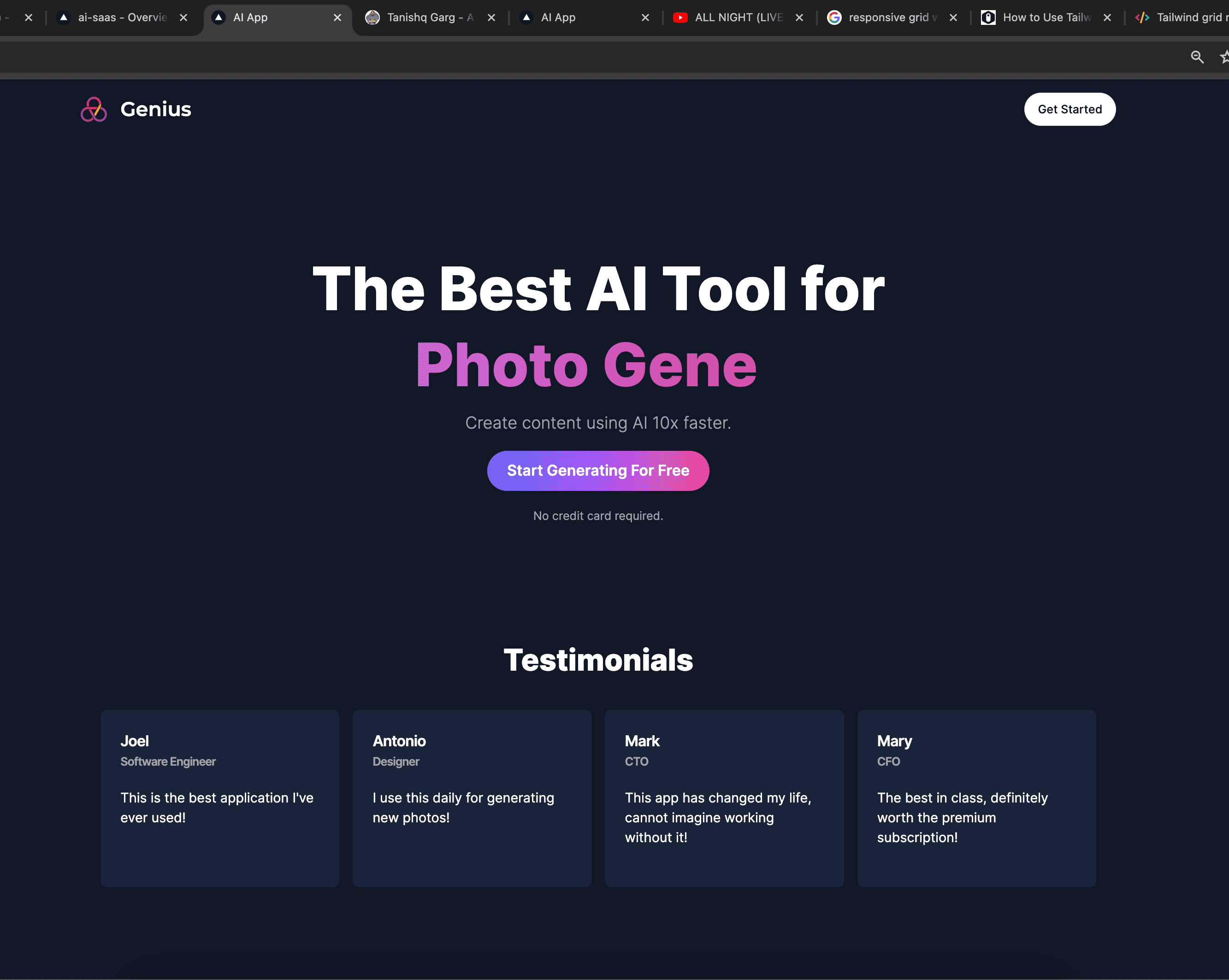 ai saas App